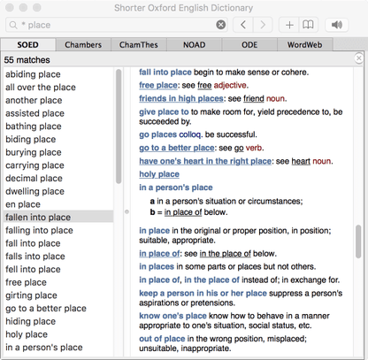 Shorter Oxford English Dictionary for Mac