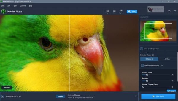 Topaz DeNoise AI 2021 v3.3.4 Full Version for MacOS