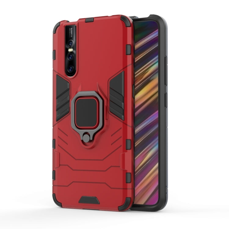 เคสกันกระแทก PC + TPU สำหรับ Vivo V15 Pro พร้อมตัวยึดแหวนแม่เหล็ก, For Vivo V15 Pro