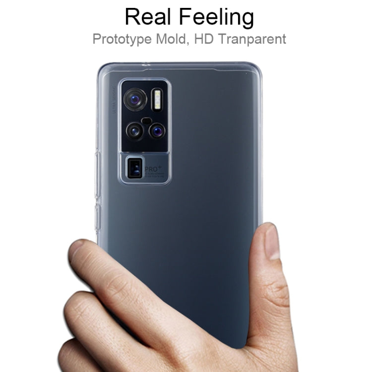 สำหรับ Vivo X50 Pro + 0.75 มม. บางเฉียบโปร่งใส TPU เคสป้องกัน, For Vivo X50 Pro+