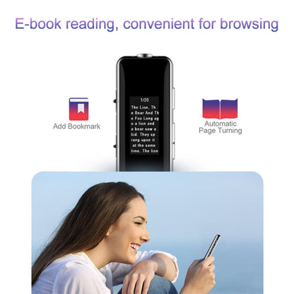 Q33 External Play MP3 Voice Control ปากกาบันทึกการลดเสียงรบกวนความละเอียดสูง, 8G, รองรับการป้องกันด้วยรหัสผ่านและการบันทึกด้วยสัมผัสเดียว, 8G