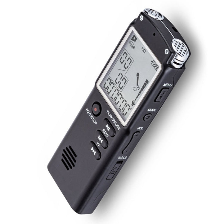 T60 หน้าจอขาวดำ HD Noise Reduction Digital Voice Recorder, 16G, รองรับรูปแบบ MP3 / WAV, 16G