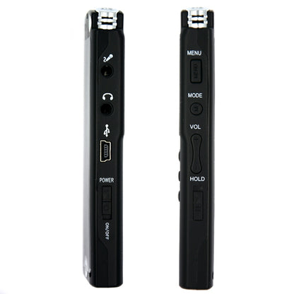 T60 หน้าจอขาวดำ HD Noise Reduction Digital Voice Recorder, 16G, รองรับรูปแบบ MP3 / WAV, 16G