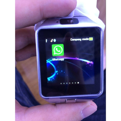 DZ09 หน้าจอ 1.56 นิ้ว Bluetooth 3.0 Android 4.1 OS เหนือโทรศัพท์สมาร์ทวอทช์พร้อมการโทรและเตือนการโทรด้วย Bluetooth & การตรวจสอบการนอนหลับ & Pedometer & การเตือนความจำและปฏิทิน & SMS & เครื่องเล่นเสียงและวิดีโอ
