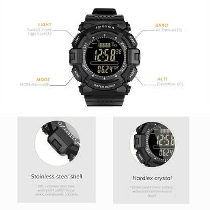 SPV706 Smart Fishing Mountaineering Waterproof มัลติฟังก์ชั่นนาฬิกากีฬากลางแจ้ง