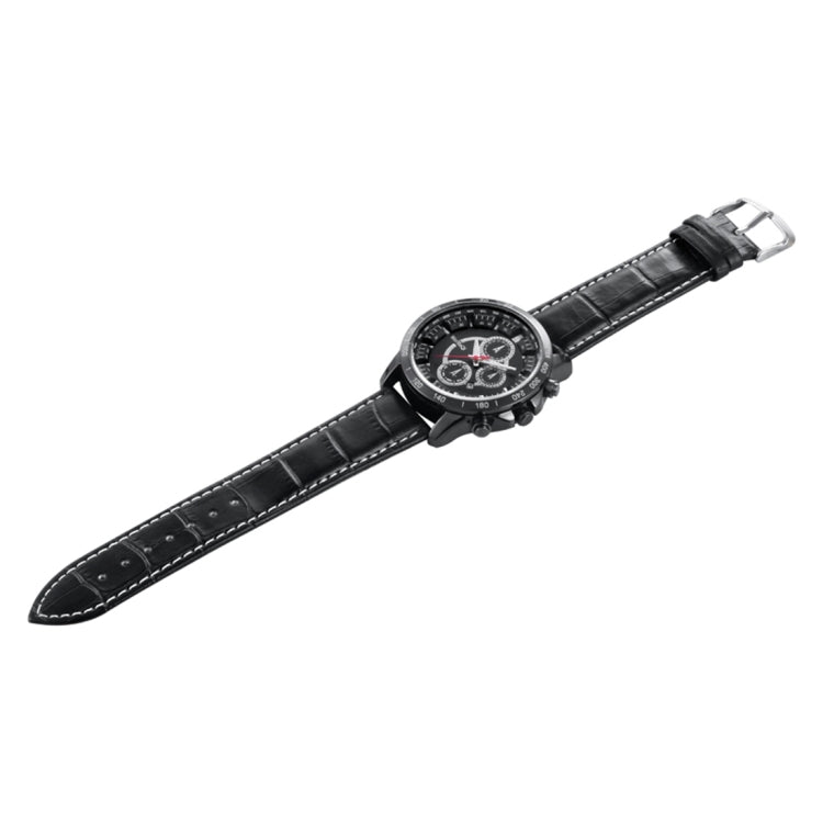 WeiYaQi 89031 นาฬิกาข้อมือควอตซ์แฟชั่นพร้อมสายหนัง, WeiYaQi 89031 Quartz Wristwatch (Black)
