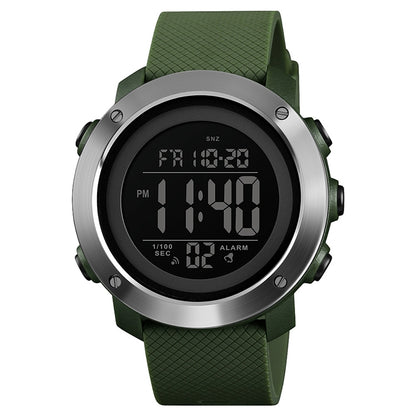 SKMEI 1416 มัลติฟังก์ชั่นแฟชั่นกลางแจ้ง Noctilucent Waterproof Steel Ring Digital Watch, Steel Ring, 1416 Steel Ring
