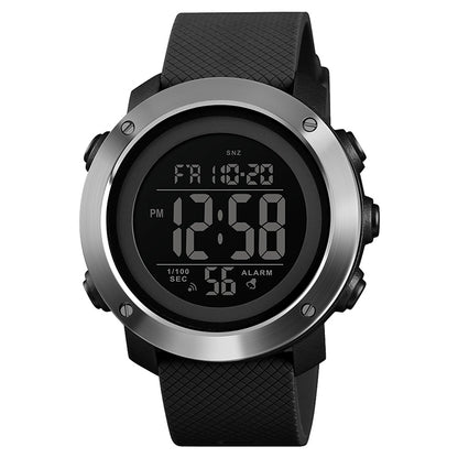 SKMEI 1416 มัลติฟังก์ชั่นแฟชั่นกลางแจ้ง Noctilucent Waterproof Steel Ring Digital Watch, Steel Ring, 1416 Steel Ring