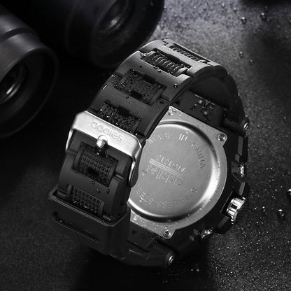 addies MY-1818 Luminous Three-window LED Outdoor Sports Multi-function Electronic Watch for Men, Support Calendar / Alarm Clock / Timer