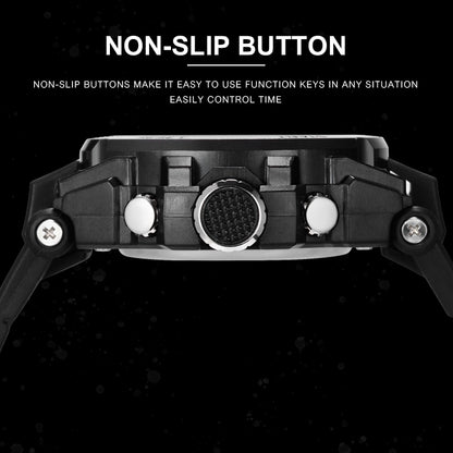 addies MY-1818 Luminous Three-window LED Outdoor Sports Multi-function Electronic Watch for Men, Support Calendar / Alarm Clock / Timer