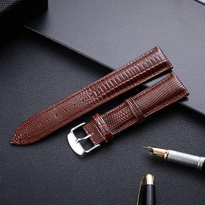 สายนาฬิกาสายหนังลายจิ้งจก ขนาด 24มม, Size: 24mm