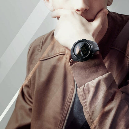 SKMEI 1405 Fashion Solar Power Outdoor Sports Watch มัลติฟังก์ชั่น 50m Waterproof Men Digital Watch