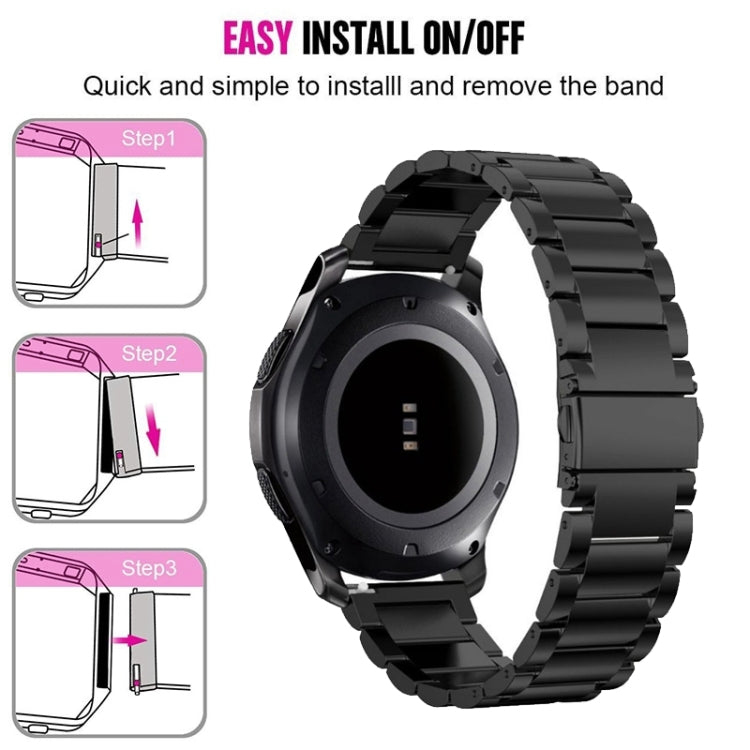 สายนาฬิกาข้อมือสแตนเลส สำหรับ Samsung Gear S3 22mm