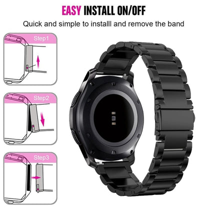 สายนาฬิกาข้อมือสแตนเลส สำหรับ Samsung Gear S3 22mm