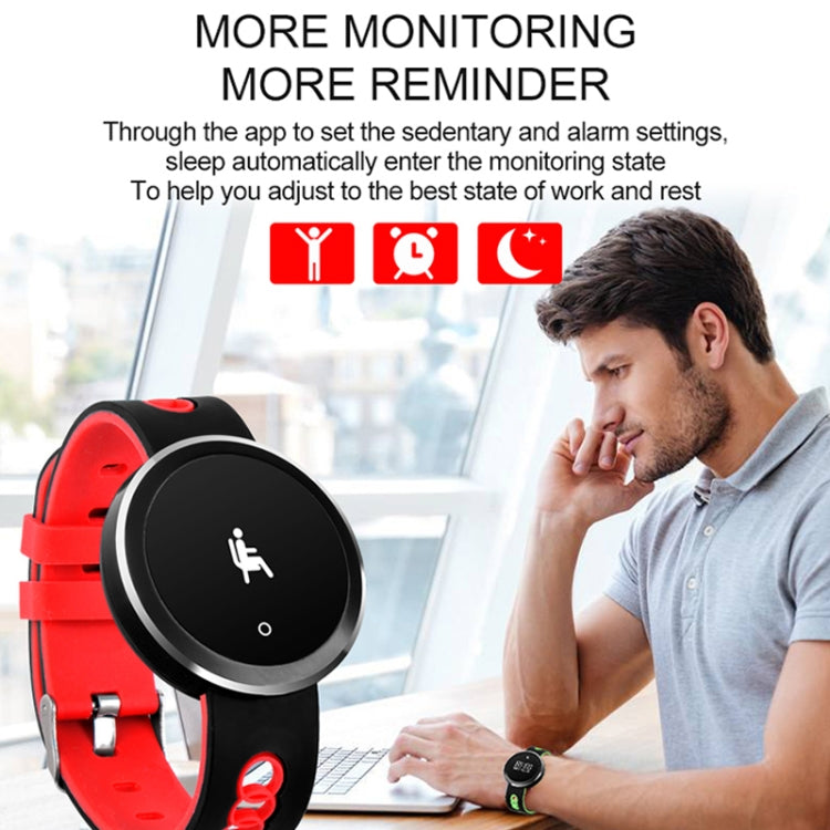 Q7 0.95 นิ้ว HD OLED หน้าจอแสดงสร้อยข้อมือสมาร์ทบลูทูธ, กันน้ำ IP68, รองรับ Pedometer / เตือนความจำ / เครื่องวัดอัตราการเต้นของหัวใจ / เครื่องวัดการนอนหลับ, เข้ากันได้กับโทรศัพท์ Android และ iOS