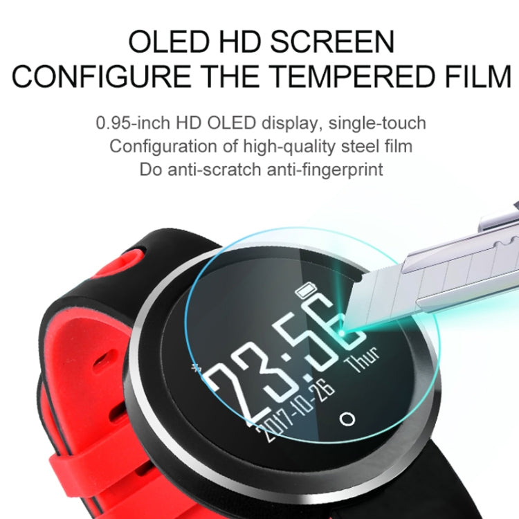 Q7 0.95 นิ้ว HD OLED หน้าจอแสดงสร้อยข้อมือสมาร์ทบลูทูธ, กันน้ำ IP68, รองรับ Pedometer / เตือนความจำ / เครื่องวัดอัตราการเต้นของหัวใจ / เครื่องวัดการนอนหลับ, เข้ากันได้กับโทรศัพท์ Android และ iOS