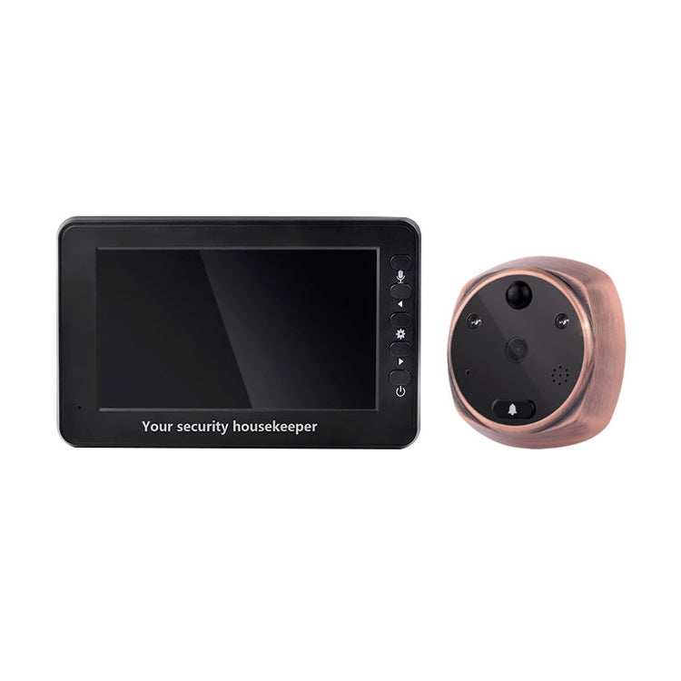 M4300A หน้าจอแสดงผล 4.3 นิ้วกล้อง 3.0MP วิดีโอออดอัจฉริยะรองรับการ์ด TF (สูงสุด 32GB) และการตรวจจับการเคลื่อนไหวและการมองเห็นกลางคืนแบบอินฟราเรด, M4300A