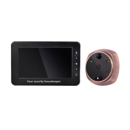 M4300A หน้าจอแสดงผล 4.3 นิ้วกล้อง 3.0MP วิดีโอออดอัจฉริยะรองรับการ์ด TF (สูงสุด 32GB) และการตรวจจับการเคลื่อนไหวและการมองเห็นกลางคืนแบบอินฟราเรด, M4300A