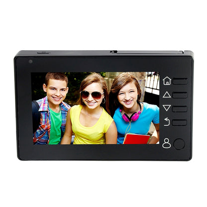 M4300D หน้าจอสี TFT ขนาด 4.3 นิ้วกล้องรักษาความปลอดภัย 3.0MP วิดีโอออดอัจฉริยะรองรับการ์ด TF (สูงสุด 32GB) และการมองเห็นกลางคืนและการตรวจจับการเคลื่อนไหว, M4300D Black, M4300D