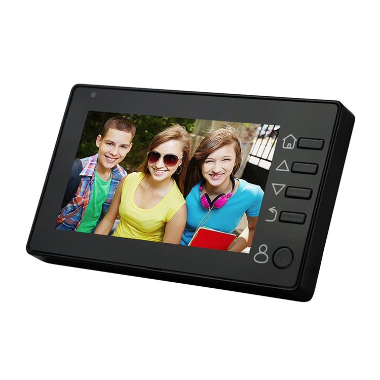 M4300D หน้าจอสี TFT ขนาด 4.3 นิ้วกล้องรักษาความปลอดภัย 3.0MP วิดีโอออดอัจฉริยะรองรับการ์ด TF (สูงสุด 32GB) และการมองเห็นกลางคืนและการตรวจจับการเคลื่อนไหว, M4300D Black, M4300D