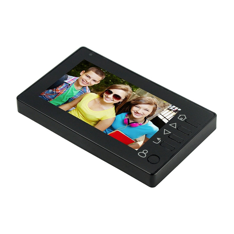 M4300D หน้าจอสี TFT ขนาด 4.3 นิ้วกล้องรักษาความปลอดภัย 3.0MP วิดีโอออดอัจฉริยะรองรับการ์ด TF (สูงสุด 32GB) และการมองเห็นกลางคืนและการตรวจจับการเคลื่อนไหว, M4300D Black, M4300D