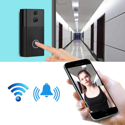VESAFE HD 720P กล้องรักษาความปลอดภัยสมาร์ท WiFi Video Doorbell Intercom, รองรับการ์ด TF และอินฟราเรด Night Vision & Motion Detection App สำหรับ IOS และ Android, VS-A5 Black, VS-A4 Silver