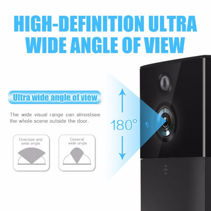 VESAFE HD 720P กล้องรักษาความปลอดภัยสมาร์ท WiFi Video Doorbell Intercom, รองรับการ์ด TF และอินฟราเรด Night Vision & Motion Detection App สำหรับ IOS และ Android, VS-A5 Black, VS-A4 Silver