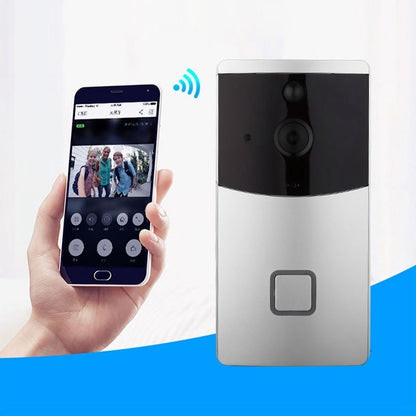 VESAFE Home VS-M2 HD 720P กล้องรักษาความปลอดภัยสมาร์ท WiFi วิดีโอออดอินเตอร์คอม, รองรับการ์ด TF และ Night Vision และแอปตรวจจับ PIR สำหรับ IOS และ Android, VS-M2
