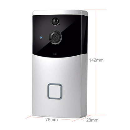 VESAFE Home VS-M2 HD 720P กล้องรักษาความปลอดภัยสมาร์ท WiFi วิดีโอออดอินเตอร์คอม, รองรับการ์ด TF และ Night Vision และแอปตรวจจับ PIR สำหรับ IOS และ Android, VS-M2