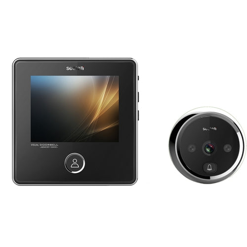 SNDD2 3.0 นิ้วหน้าจอ 1.0MP กล้องรักษาความปลอดภัย Digital Peephole Door Viewer รองรับอินฟราเรด Night Vision, SNDD2
