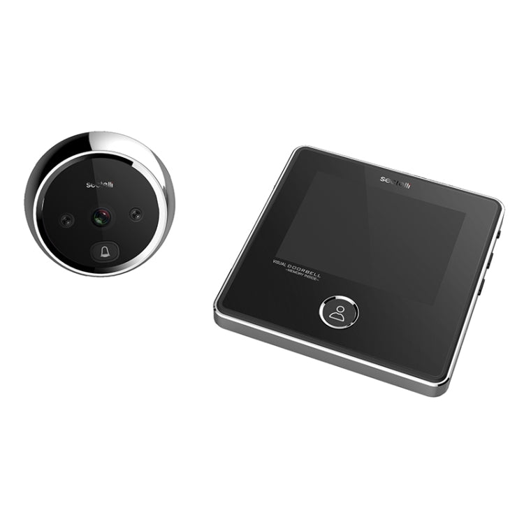 SNDD2 3.0 นิ้วหน้าจอ 1.0MP กล้องรักษาความปลอดภัย Digital Peephole Door Viewer รองรับอินฟราเรด Night Vision, SNDD2