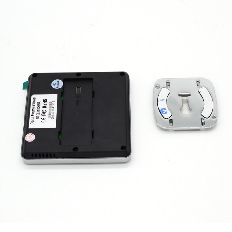 SNDD2 3.0 นิ้วหน้าจอ 1.0MP กล้องรักษาความปลอดภัย Digital Peephole Door Viewer รองรับอินฟราเรด Night Vision, SNDD2
