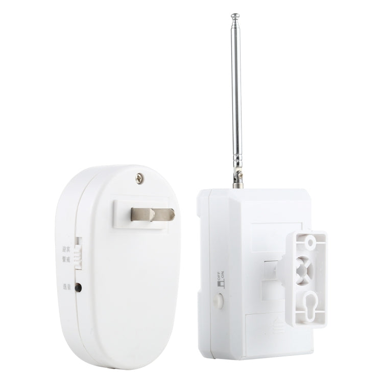 OULIA 220V เซ็นเซอร์ไร้สายกระดิ่งประตูนาฬิกา Electro Guard, ปลั๊ก US, US Plug