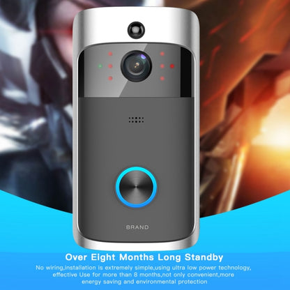 M3 720P Smart WIFI ออดภาพวิดีโอพลังงานต่ำเป็นพิเศษ, รองรับโทรศัพท์มือถือ การตรวจสอบระยะไกล & Night Vision, Without Ding Dong Version