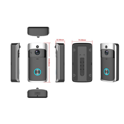 M3 720P Smart WIFI ออดภาพวิดีโอพลังงานต่ำเป็นพิเศษ, รองรับโทรศัพท์มือถือ การตรวจสอบระยะไกล & Night Vision, Without Ding Dong Version