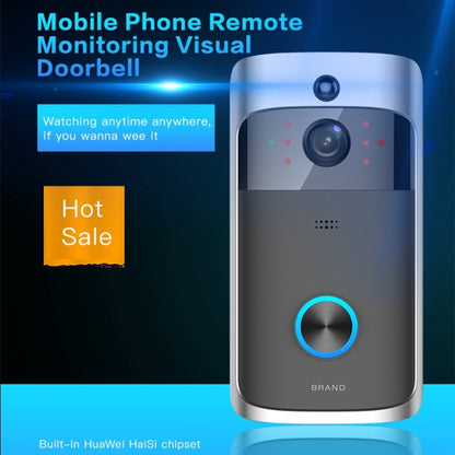 M3 720P Smart WIFI ออดภาพวิดีโอพลังงานต่ำเป็นพิเศษ, รองรับโทรศัพท์มือถือ การตรวจสอบระยะไกล & Night Vision, Without Ding Dong Version