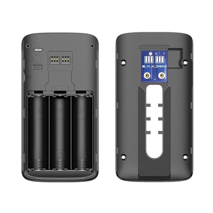 M4 720P Smart WIFI พลังงานต่ำเป็นพิเศษวิดีโอ PIR ออดภาพพร้อมช่องใส่แบตเตอรี่ 3 ช่องรองรับโทรศัพท์มือถือการตรวจสอบระยะไกลและการมองเห็นตอนกลางคืนและเลนส์กล้องมุมกว้าง 166 องศา