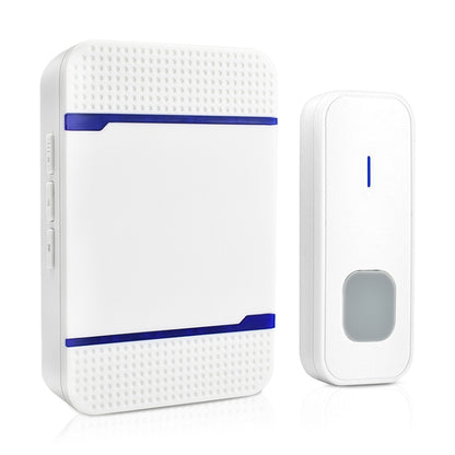 P7 110dB ไร้สาย IP55 กันน้ำใช้พลังงานต่ำเครื่องรับสัญญาณออด WiFi พร้อมไฟกลางคืน, ตัวเลือกเพลง 53 รายการ, ระยะรับ: 300 ม., N15K-1T1-B White, N15K-1T1-B Black