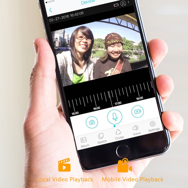 M200B WiFi ออดวิดีโอปุ่มสี่เหลี่ยมอัจฉริยะรองรับการตรวจจับการเคลื่อนไหวด้วยอินฟราเรด & อัตราการปรับตัว & อินเตอร์คอมสองทาง & รีโมท / PIR Wakeup, M200B