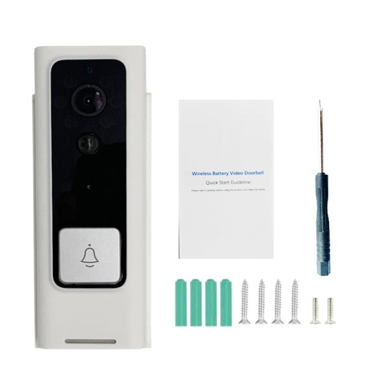 M200B WiFi ออดวิดีโอปุ่มสี่เหลี่ยมอัจฉริยะรองรับการตรวจจับการเคลื่อนไหวด้วยอินฟราเรด & อัตราการปรับตัว & อินเตอร์คอมสองทาง & รีโมท / PIR Wakeup, M200B
