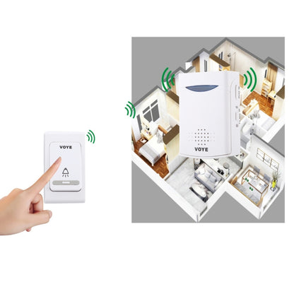 VOYE V006B Home Music รีโมทออดไร้สายพร้อมเสียงโพลีโฟนี 38 เสียง, V006B