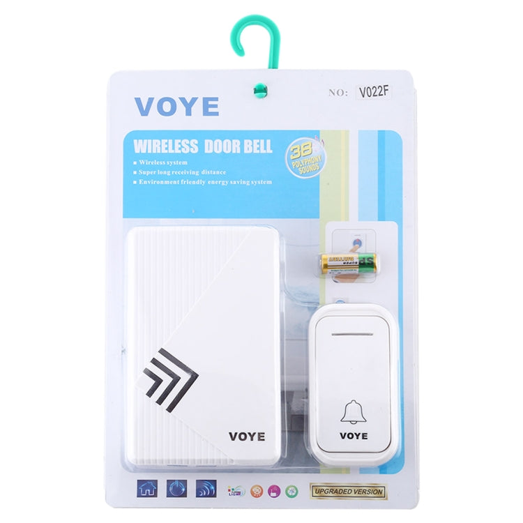 VOYE V022F Home Music รีโมทออดไร้สายพร้อมเสียงโพลีโฟนี 38 เสียง, V022F