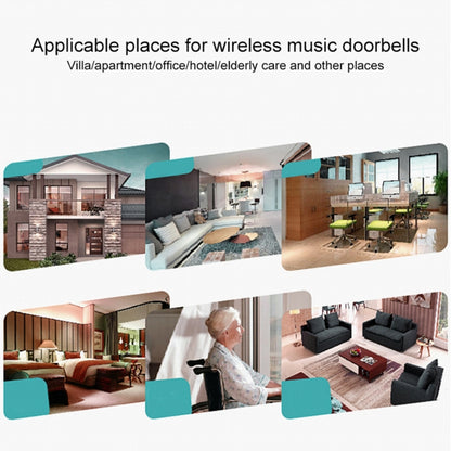 VOYE V008A บ้านเพลงรีโมทคอนโทรลออดไร้สายพร้อมเสียงโพลีโฟนี 38 เสียงปลั๊ก US, V008A