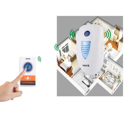 VOYE V003A Home Music รีโมทออดไร้สายพร้อมเสียงโพลีโฟนี 38 เสียง, ปลั๊ก US, V003A