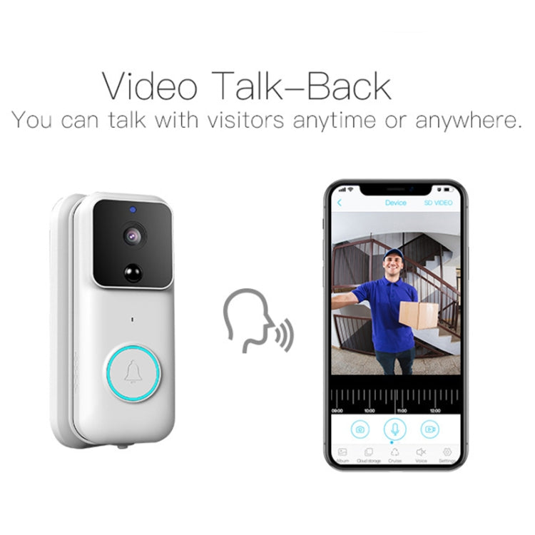 Anytek B60 720P Smart WiFi Video Visual ออด, รองรับ APP Remote & PIR Detection & TF Card