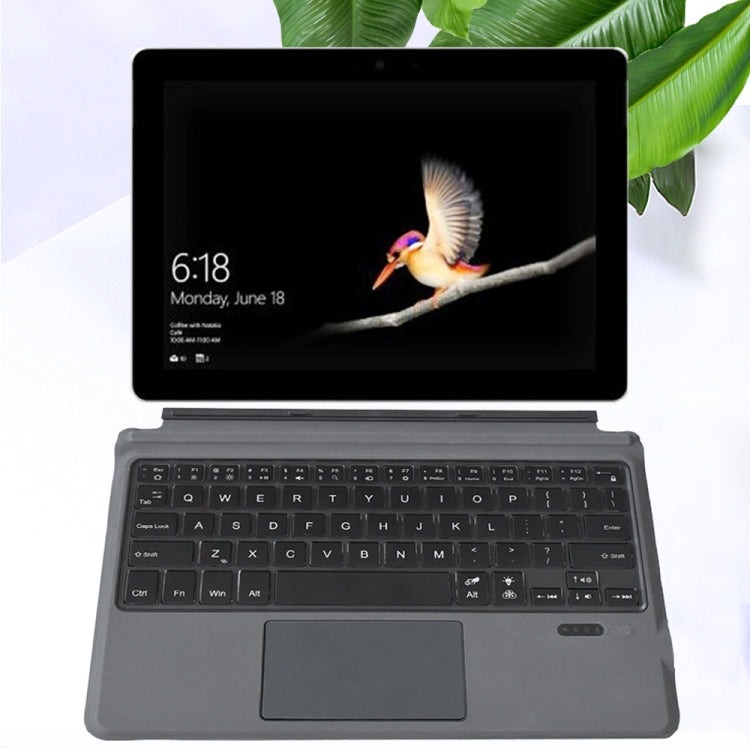 1087D Magnetic Colorful Backlight Bluetooth V3.0 Keyboard พร้อมทัชแพดสำหรับ Microsoft Surface GO