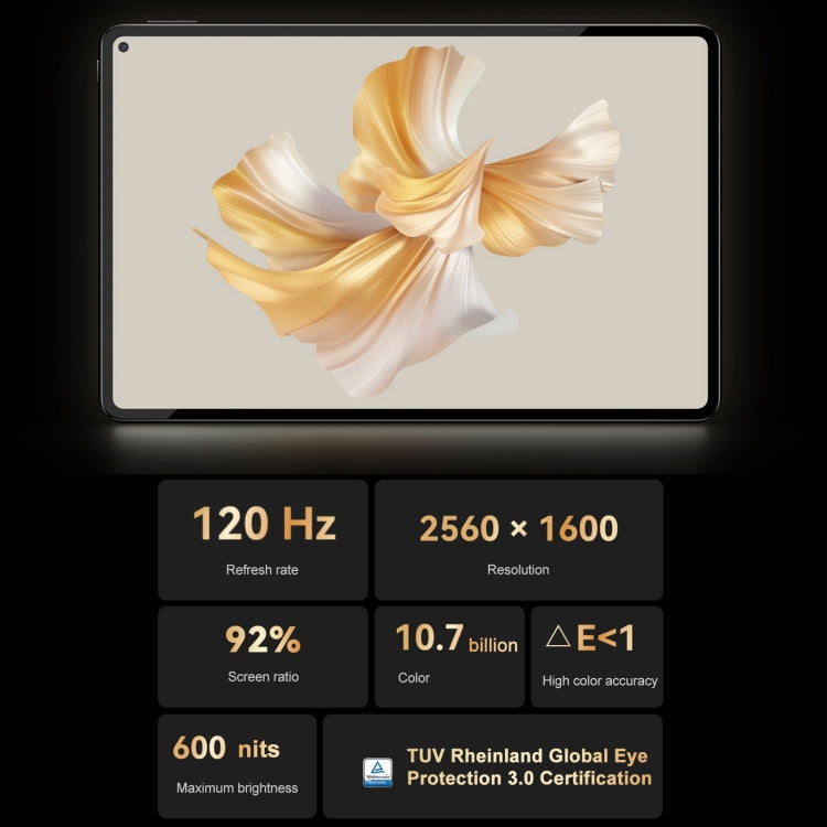 HarmonyOS 3 Qualcomm Snapdragon 888 Octa Core รองรับ Dual WiFi / BT / GPS ไม่รองรับ Google Play, GOT-AL09 8GB+256GB