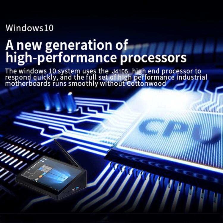 Windows 10 Intel Celeron N4020 Dual Core สูงสุด 2.8GHz, รองรับ WiFi & Bluetooth & TF Card & HDMI & RJ45, US Plug, 4GB+64GB