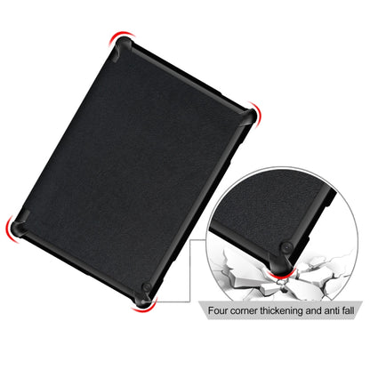 ซองหนังพลิกเปลี่ยนรูปพื้นผิวคัสเตอร์ 3 พับสำหรับ Lenovo Tab M10 TB-X605F / X505F