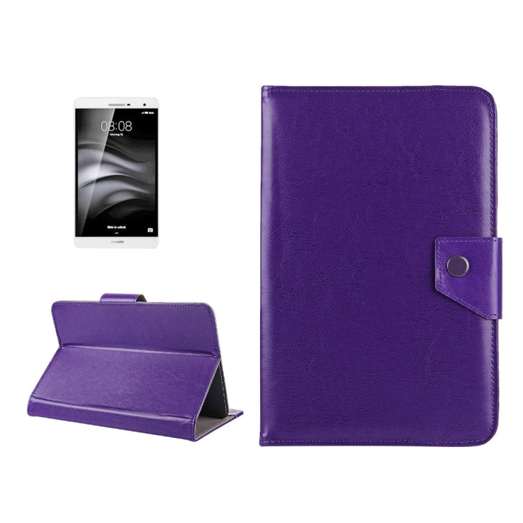 ซองหนังแท็บเล็ตขนาด 7 นิ้ว Crazy Horse Texture เคสเชลล์พร้อมตัวยึดสำหรับ Galaxy Tab A 7.0 (2016) / T280 & Tab 4 7.0 / T230 & Tab Q T2558, Colorfly G708, Asus ZenPad 7.0 Z370CG, Huawei MediaPad T1 7.0 / T1-701u